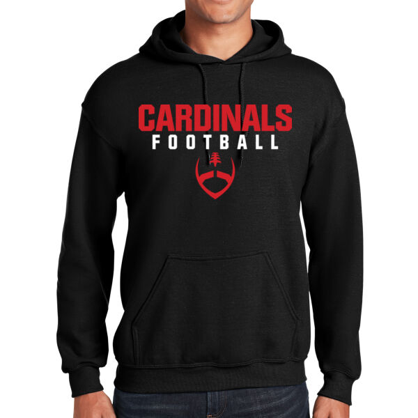 Mt. Pleasant 2025 Football - Black Heavy Blend Hooded Sweatshirt Thumbnail