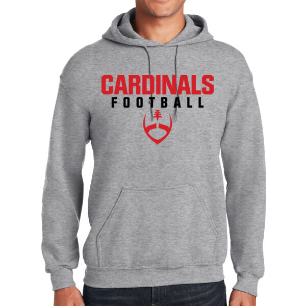 Mt. Pleasant 2025 Football - Grey Heavy Blend Hooded Sweatshirt Thumbnail