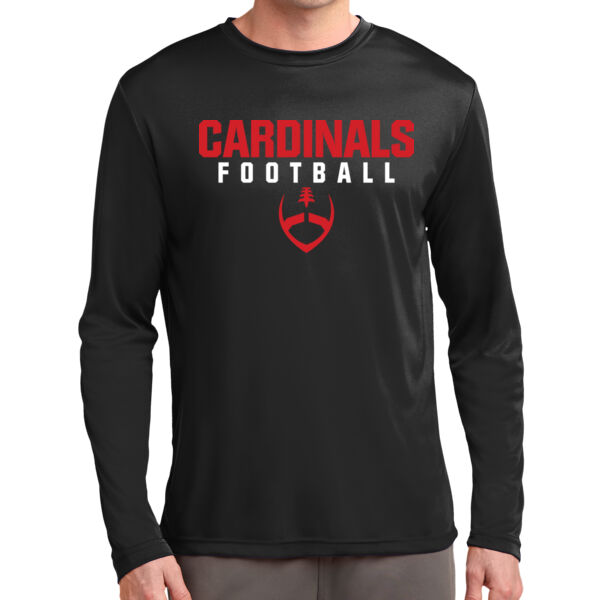 Mt. Pleasant 2025 Football - Black Long Sleeve PosiCharge Competitor Tee Thumbnail