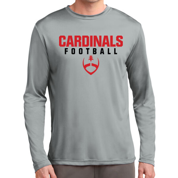 Mt. Pleasant 2025 Football - Grey Long Sleeve PosiCharge Competitor Tee Thumbnail