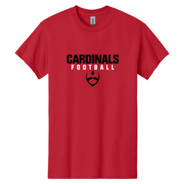 Mt. Pleasant 2025 Football - Red Heavy Cotton 100% Cotton T Shirt Thumbnail