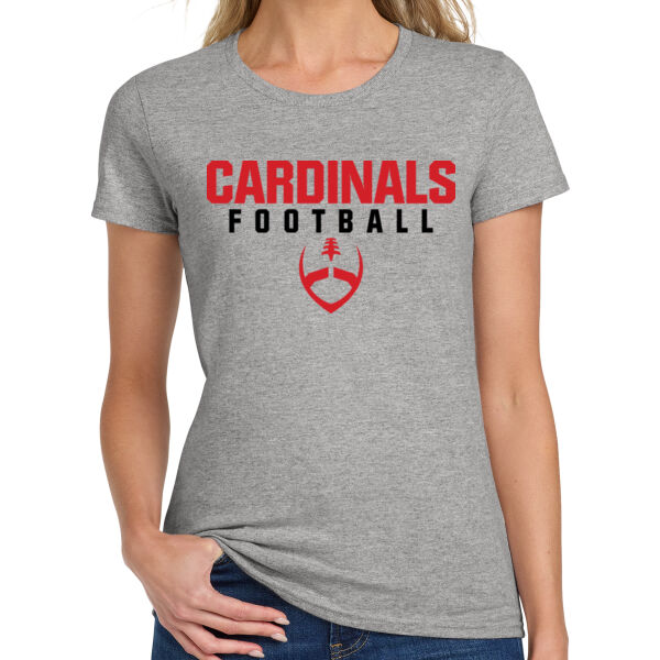 Mt. Pleasant 2025 Football - Grey Ladies Heavy Cotton 100% Cotton T Shirt Thumbnail